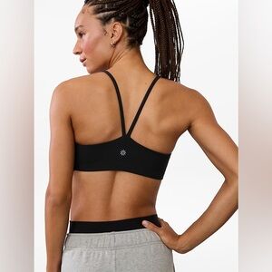 Athleta Transcend Scoop Sports Bra A-C, Black, EUC